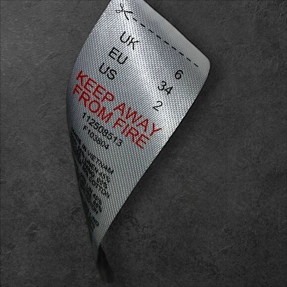 TOPSHOP Blazer Womens Sz 2 White Linen Blend Double Breasted‎ Jacket Business - Picture 9 of 9